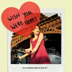 Bloc-notes Repositionnable Coeur Transparent