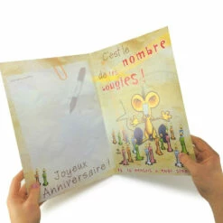 Carte A4 Anniversaire, En Prenant De L'âge... -Cadeau boutique carte a4 anniversaire en prenant de l age 1