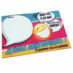 Carte GIGA à 50 Ans Smiley 8 Carte GIGA à 50 Ans Smiley -Cadeau boutique carte giga a 50 ans smiley 2