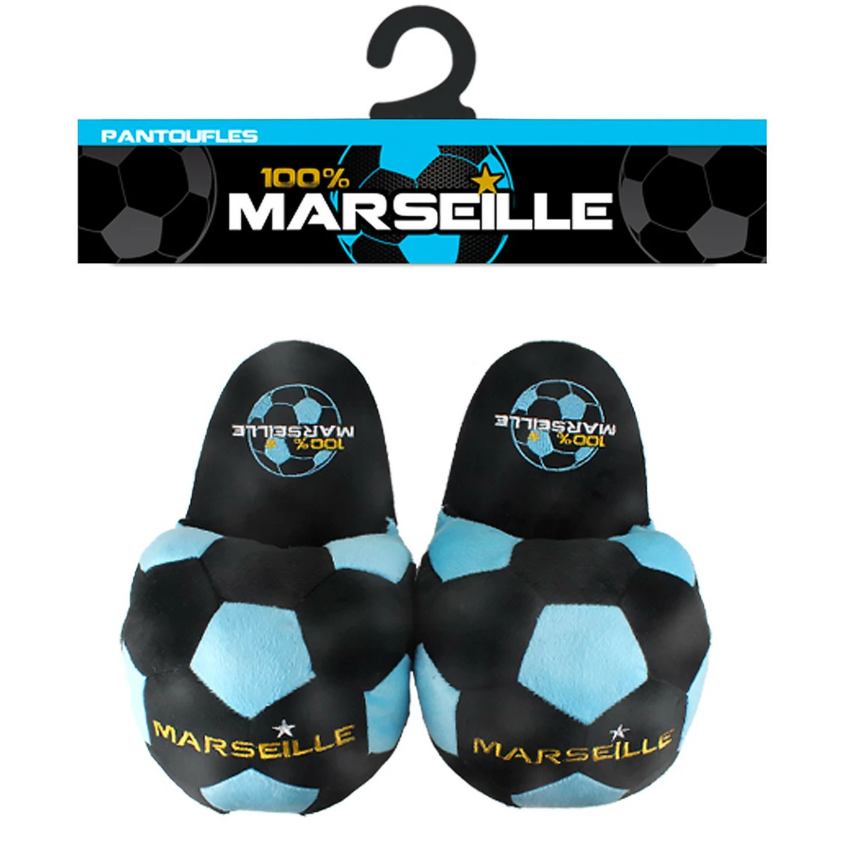 Chaussons Foot 100% Marseille 4 Chaussons Foot 100% Marseille – Image 2