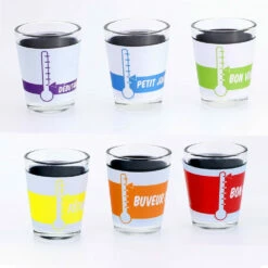 Coffret 6 Verres Shooters Humoristiques -Cadeau boutique coffret 6 verres shooters humoristiques 2