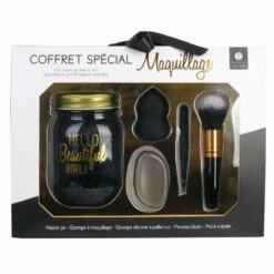 Coffret Beauté Mason Jar Spécial Maquillage