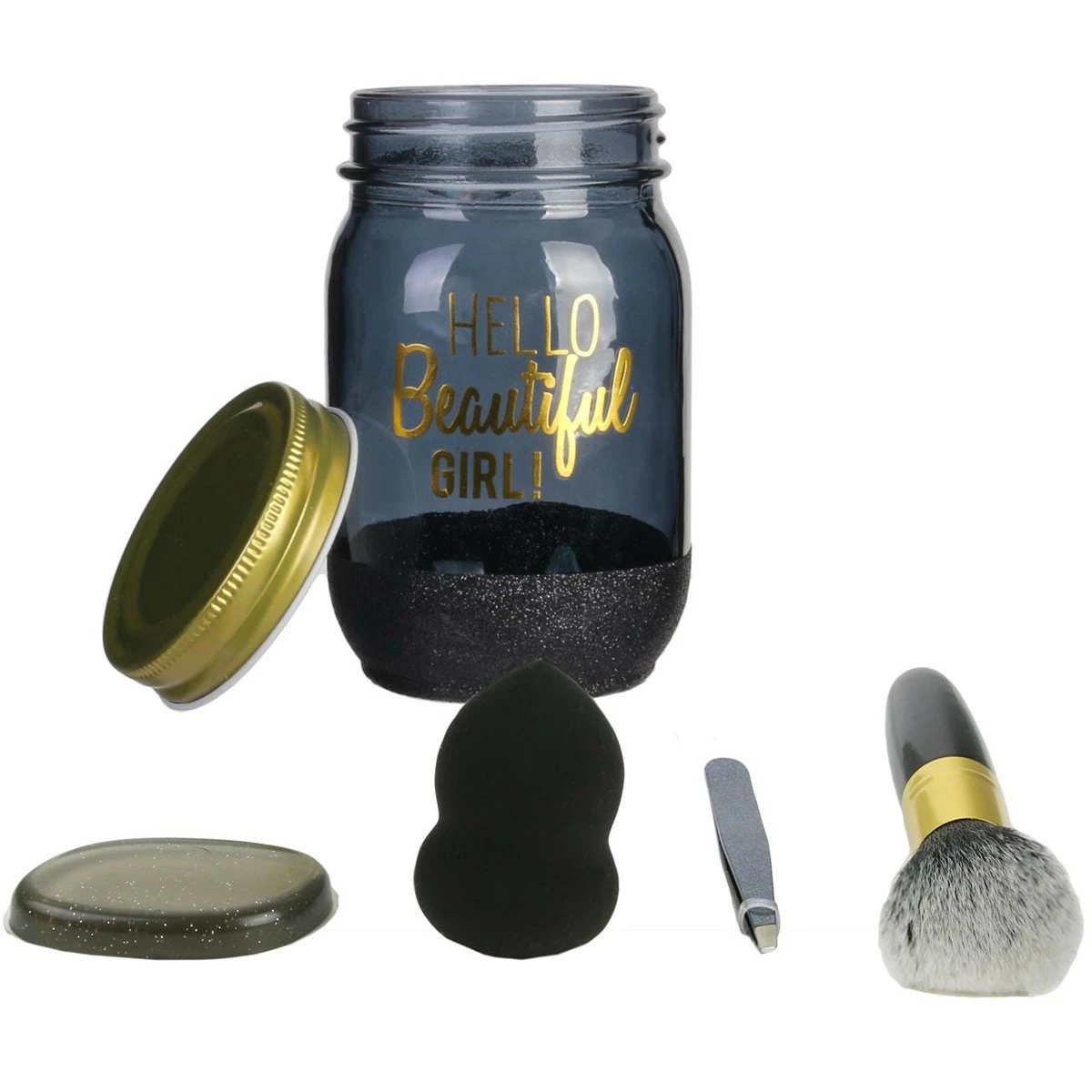 Coffret Beauté Mason Jar Spécial Maquillage 6 Coffret Beauté Mason Jar Spécial Maquillage – Image 4