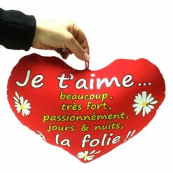 Coussin Lycra Je T'aime
