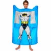 Couverture Polaire à Manches BATMAN -Cadeau boutique couverture polaire a manches batman
