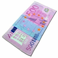 Drap De Bain Billet De 500 Euros Recto Verso -Cadeau boutique drap de bain billet de 500 euros recto verso 1