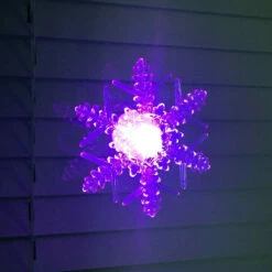 Flocon Lumineux Ventouse -Cadeau boutique flocon ventouse lumineux 3