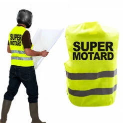 Gilet Fluo Super Motard -Cadeau boutique gilet fluo super motard 2