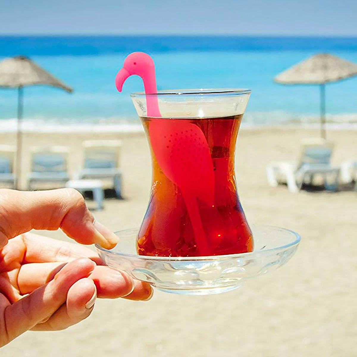 Infuseur à Thé Flamant Rose 3 Infuseur à Thé Flamant Rose
