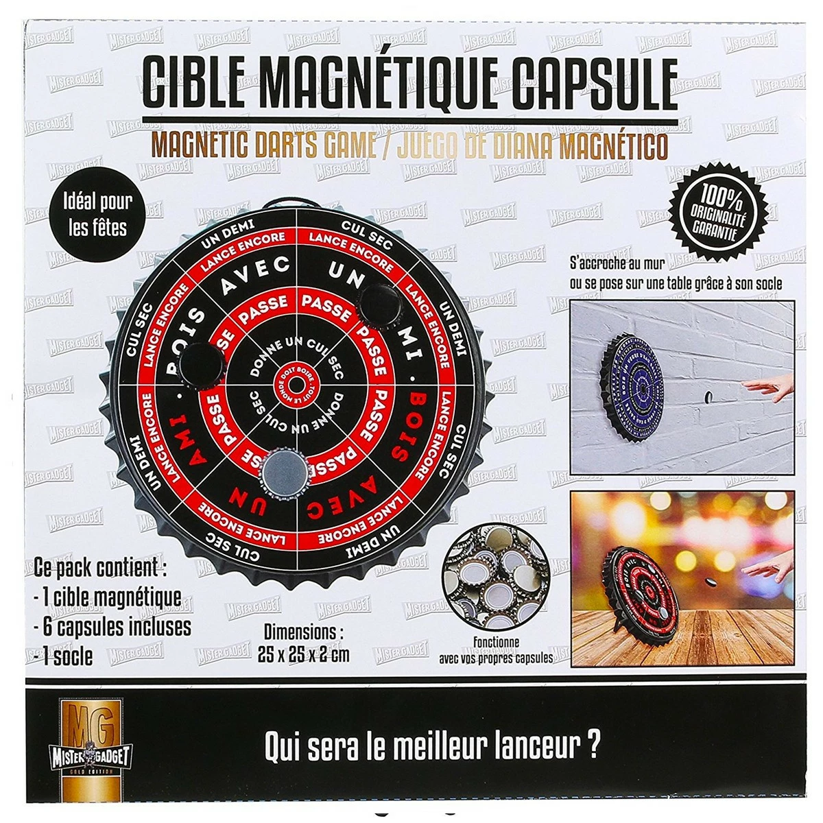 Jeu à Boire Cible Magnétique Pour Capsules 4 Jeu à Boire Cible Magnétique Pour Capsules – Image 2