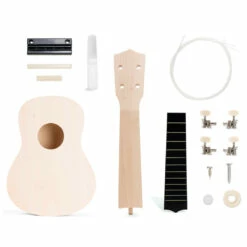 KIKKERLAND Kit Ukulélé à Faire Soi-même -Cadeau boutique kit ukulele a faire soi meme 1