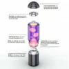 Lampe Lave Violette Diffuseur De Parfum Intégré