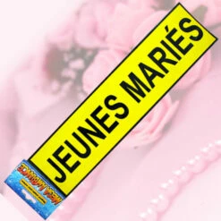 Plaque Magnétique Jeunes Mariés
