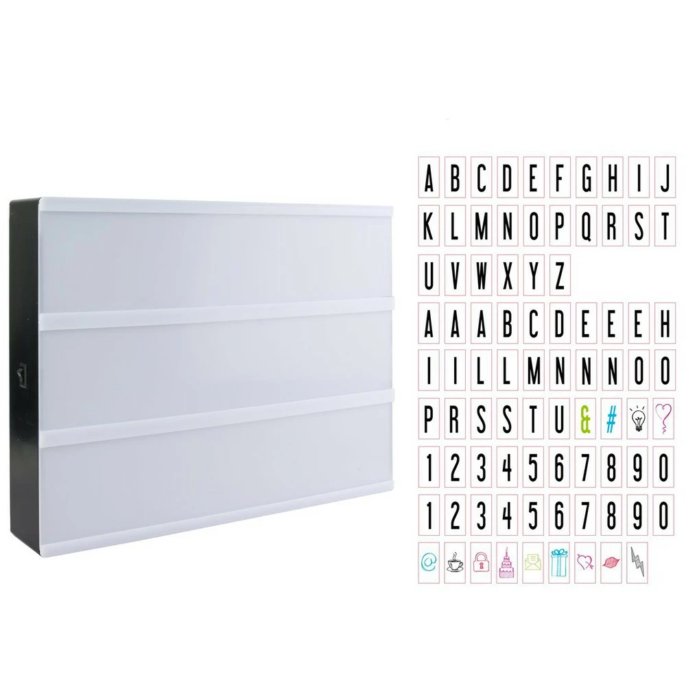 Lightbox A4, Lampe Multicolore à Messages 6 Lightbox A4, Lampe Multicolore à Messages – Image 4