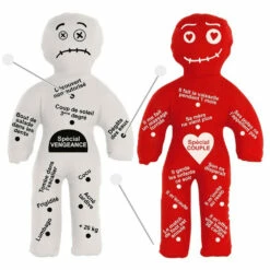 Lot 2 Poupées Vaudou Vengeance + Couple -Cadeau boutique lot 2 poupees vaudou vengeance couple 3