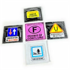 Lot De Préservatifs Humoristiques Code De La Route -Cadeau boutique lot de preservatifs humoristiques code de la route 2
