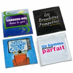 Lot De Préservatifs Humoristiques Fans D'émissions TV