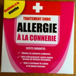 Médicament Allergie à La Connerie -Cadeau boutique medicament allergie a la connerie 2