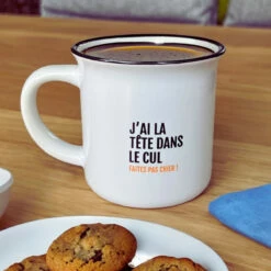 Mug J'ai La Tête Dans Le Cul... -Cadeau boutique mug j ai la tete dans le cul 3