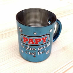 Mug Métallisé PAPY 7 Mug Métallisé PAPY -Cadeau boutique mug metallise papy 2