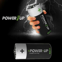 Mug Thermos Pile Power Up -Cadeau boutique mug thermos pile power up 2