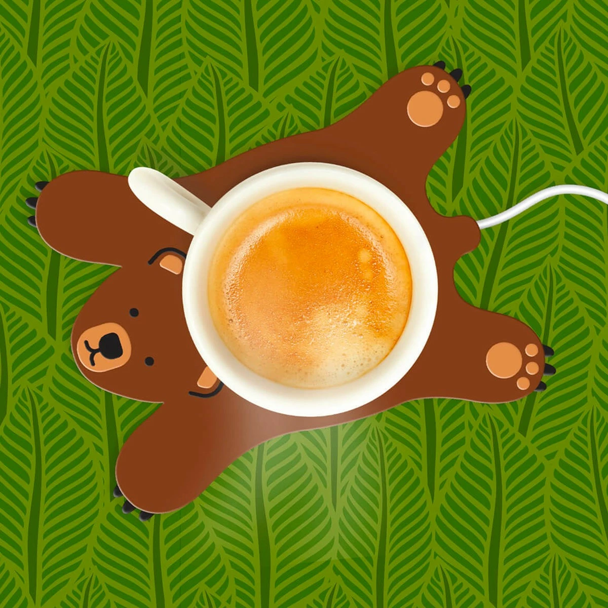 Ours, Chauffe-tasse Usb 3 Ours, Chauffe-tasse Usb