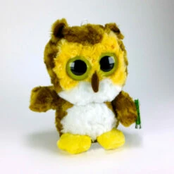 Peluche Zoo Factory GRAFFITI Le Hibou -Cadeau boutique peluche zoo factory graffiti le hibou 2