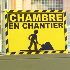Plaque De Porte Chambre En Chantier