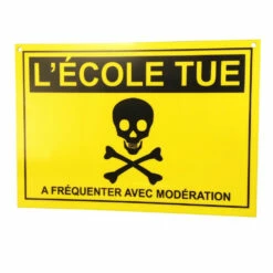 Plaque De Porte L'école Tue...