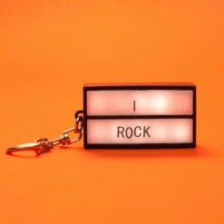 Porte-clé Lightbox Message Lumineux