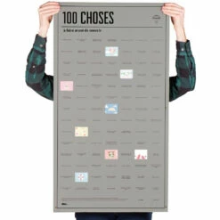 Poster "100 Choses à Faire Avant De Mourir". 8 Poster "100 Choses à Faire Avant De Mourir". -Cadeau boutique poster 100 choses a faire avant de mourir 2