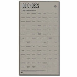 Poster "100 Choses à Faire Avant De Mourir".