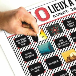 Cadeau boutique -Cadeau boutique poster 50 lieux a decouvrir avant la fin du monde 1