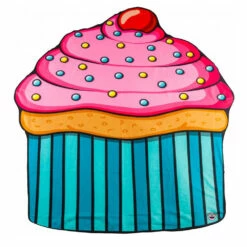 Serviette De Plage Géante Cupcake