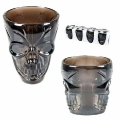 4 Shooters Noirs Tête De Mort -Cadeau boutique shooter noirs tete de mort 3