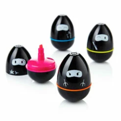 4 Surligneurs Oeufs Ninjas -Cadeau boutique surligneurs oeufs ninjas 2