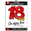 T-Shirt à Dédicacer "18 Ans" -Cadeau boutique t shirt a dedicacer 18 ans
