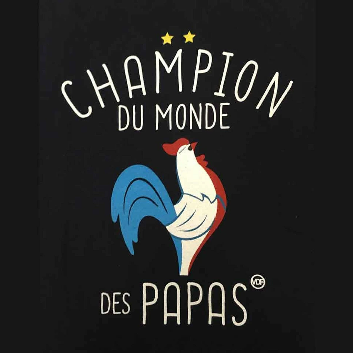 T-shirt Humoristique Champion Du Monde Des Papas L 4 T-shirt Humoristique Champion Du Monde Des Papas L – Image 2