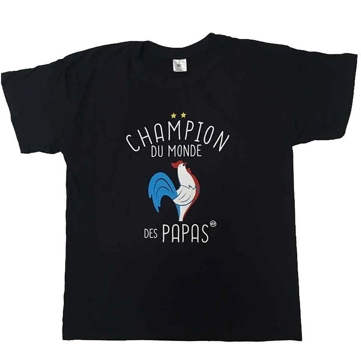 T-shirt Humoristique Champion Du Monde Des Papas L 3 T-shirt Humoristique Champion Du Monde Des Papas L