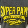 T-shirt Humoristique Super Papa Premium XL 1 T-shirt Humoristique Super Papa Premium XL -Cadeau boutique t shirt humoristique super papa premium xl