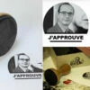 Tampon "J'approuve" Par Jacques Chirac -Cadeau boutique tampon j approuve par jacques chirac