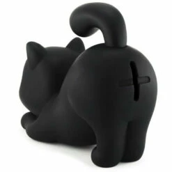 Tirelire Chat Fesses En L'air -Cadeau boutique tirelire chat noir fesses en l air 2