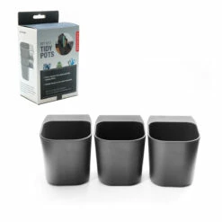 KIKKERLAND Trois Pots De Rangement Pour écran D'ordinateur -Cadeau boutique trois pots de rangement pour ecran d ordinateur 4